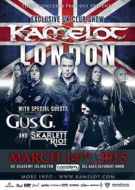 Kamelot in London - March 2015